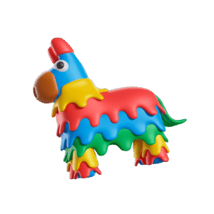 Rainbow Fiesta Pinata Toy